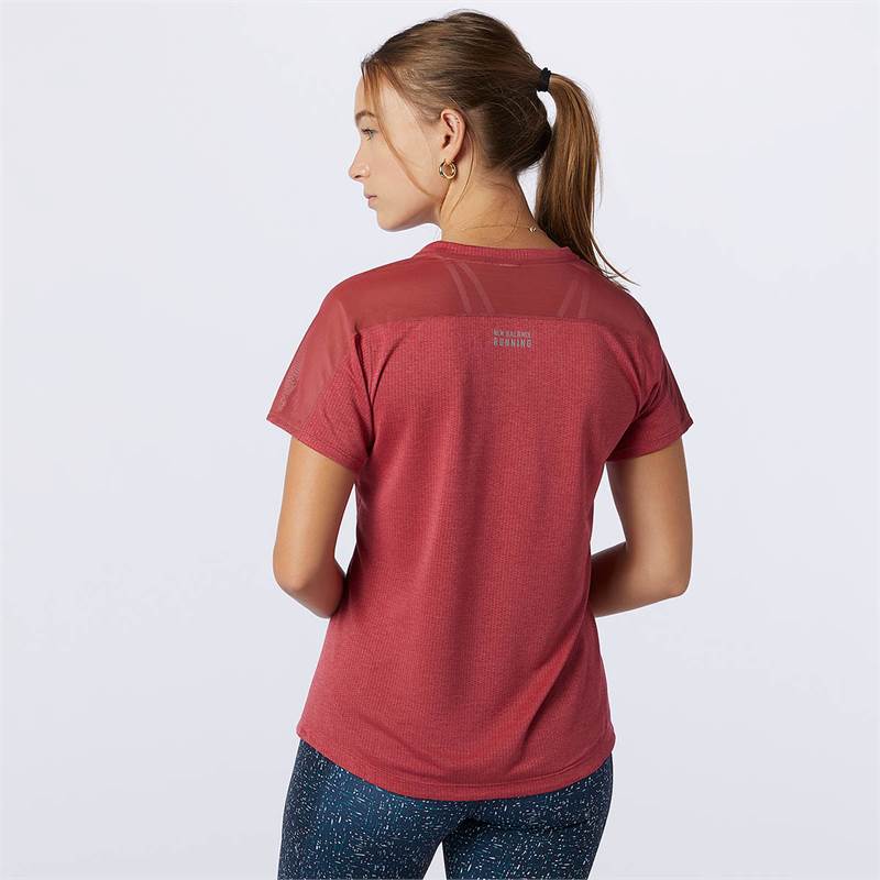 New Balance Womens Impact Run Short Sleeve T-Shirt-3